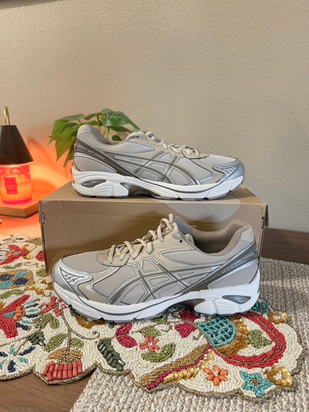 Asics GT-2160 Feather Grey Brown Storm Silver Gel NYC 1130 Wood 1203A320 022